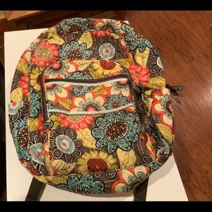 VERA BRADLEY FLOWER SHOWER CAMPUS BACKPACK